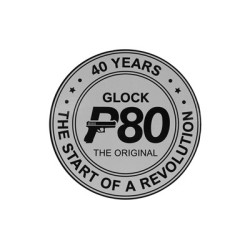 Glock® P80 40 Years Anniversary Sticker