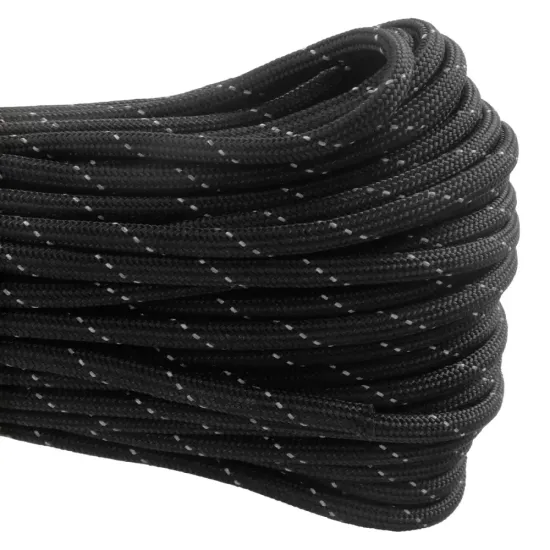 ATWOOD ROPE MFG® Αρτάνη 550 Paracord -  Ανακλαστική (50 ft / 15,24m)