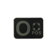 Ομάδα Αίματος (Τετράγωνο) - Σήμα PVC