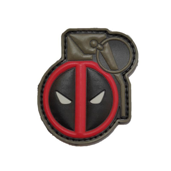 Deadpool Grenade 3D (Φωσφορίζον) - Σήμα PVC