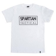 Spartan Tactical® Frame Logo T-Shirt - Λευκό
