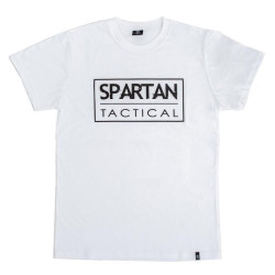 Spartan Tactical® Frame Logo T-Shirt - ΅White