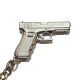 Glock® Συλλεκτικό Μεταλλικό Μπρελόκ G17 Gen4 - Νίκελ Glock® Συλλεκτικό Μεταλλικό Μπρελόκ G17 Gen4 - Νίκελ