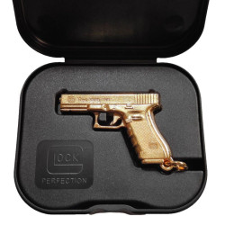 Glock® Collectible Metal Keychain with box G17 Gen4 - Gold Plated