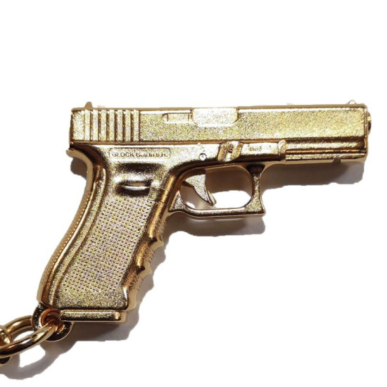 Glock® Συλλεκτικό Μεταλλικό Μπρελόκ G17 Gen4 - Επίχρυσο