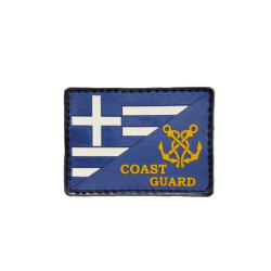 Coast Guard Greek Flag - PVC Patch