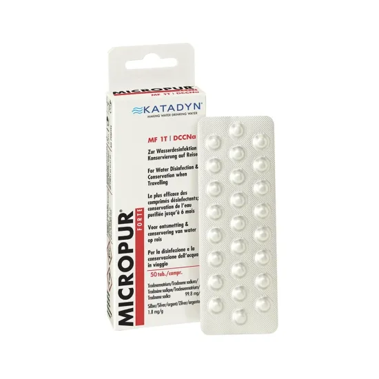 Katadyn® - Micropur Forte MF 1T Ταμπλέτες Απολύμανσης Νερού 50τμχ
