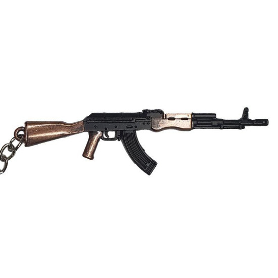 AK 47 Metal Miniature Rifle - Keychain AK 47 Metal Miniature Rifle - Keychain