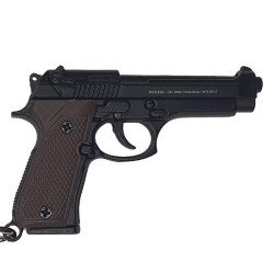 Beretta M92 - A1 Black Full Metal (Mini)- Μπρελόκ
