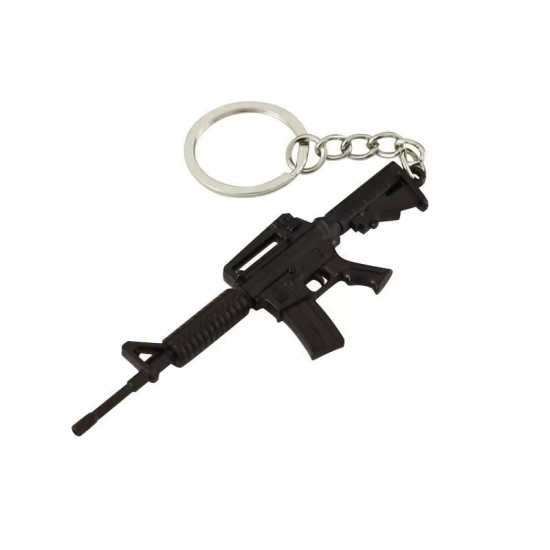 M4A1 Metallic Miniature Rifle - Keychain M4A1 Metallic Miniature Rifle - Keychain