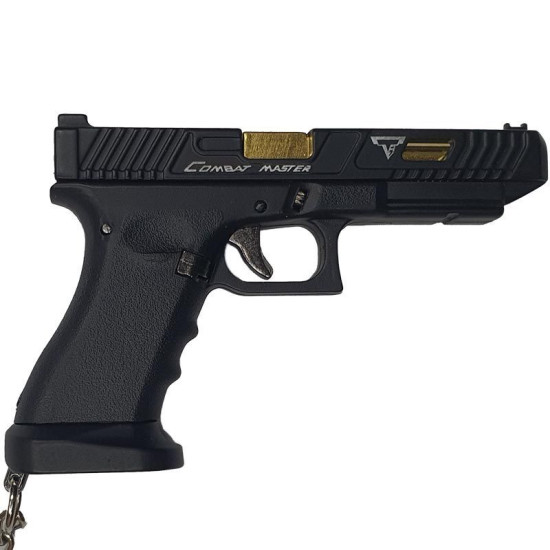 Glock G17 Taran Tactica Inovations - Combat Master - Metal Black/Gold - Keychain Glock G17 Taran Tactica Inovations - Combat Master - Metal Black/Gold - Keychain