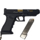 Glock G17 Taran Tactica Inovations - Combat Master - Metal Black/Gold - Keychain Glock G17 Taran Tactica Inovations - Combat Master - Metal Black/Gold - Keychain
