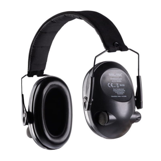 Mil-Tec® Electronic Black Active Ear Protection
