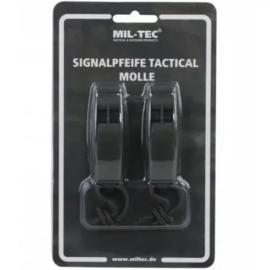 Mil-Tec® Signaling Whistle Tactical MOLLE - Σφυρίχτρα Σήμανσης Σετ 2 Τεμαχίων