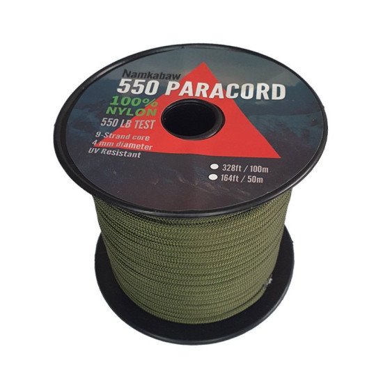 NAMKABAW Αρτάνη 550 Paracord 9 Κλώνων - Καρούλι