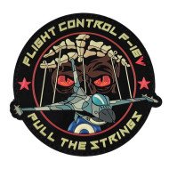 Flight Control F-16 Pull The Strings - Σήμα PVC 3D