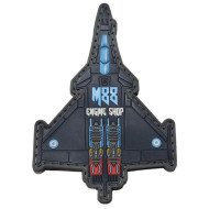 M88 ENGINE SHOP - Rafale Silhouette - Μαύρο - Σήμα PVC 3D