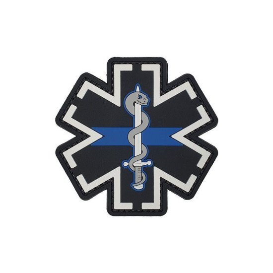EMS - Star of Life - Blue Line - Σήμα PVC 