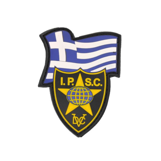 I.P.S.C. Ελληνική Σημαία - Σήμα PVC