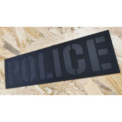 POLICE  - Σήμα Πλάτης Ανακλαστικό Πολυεστερικό (25 x 7.5εκ.)
