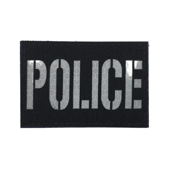 POLICE - Ανακλαστικό Πολυεστερικό Σήμα (7,5 x 5 εκ.)