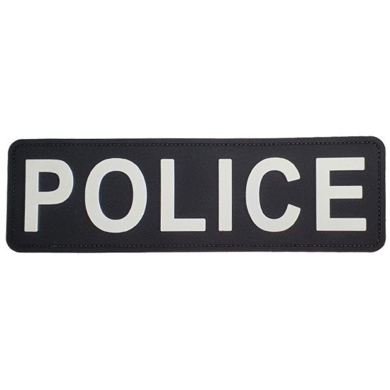 POLICE - Σήμα Πλάτης PVC (25.5 x 7.5 εκ)