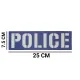POLICE - Σήμα Πλάτης Ανακλαστικό Πολυεστερικό (25 x 7,5εκ.)