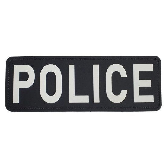 POLICE  - Σήμα Πλάτης PVC (21 x 7.5εκ.)