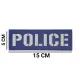 POLICE  - Σήμα Ανακλαστικό Πολυεστερικό  (15 x  5εκ.)