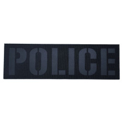POLICE  - Σήμα Πλάτης Ανακλαστικό Πολυεστερικό (25 x 7.5εκ.)