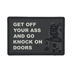 Breacher - Get Off Your Ass & Go Knock On Doors - Σήμα PVC