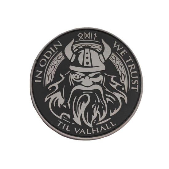 In Odin We Trust Till Valhalla VIkings - Σήμα PVC