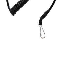 Pistol Coiled Wire Holster Lanyard