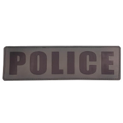 POLICE - Back Sign PVC Patch (27 x 8 cm)