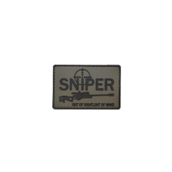 Sniper Out Of Sight Out Of Mind - Σήμα PVC