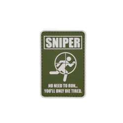 No Need To Run.. You'll Only Die Tired - PVC Patch