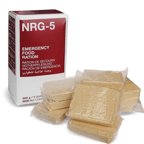 NRG-5® Τροφή Εκτάκτου Ανάγκης 500g / 2300kcal - 9 Μπάρες